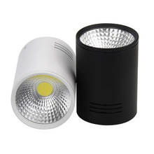 Envío gratis 10W 15W regulable LED abajo luz Epistar luces COB Chips con blanco de moda Led lámpara de techo AC110V/AC220V/AC230V 2024 - compra barato