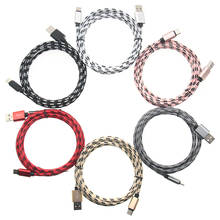 USB-кабель для зарядки и передачи данных, 2 м, для iPhone 11 X XS Max 6 6s 7 8 Plus, быстрая зарядка, кабели для iPad Mini, адаптер для телефона, провод 2024 - купить недорого