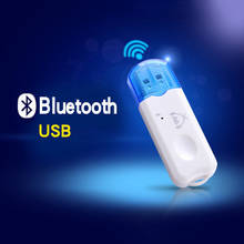Kit veicular bluetooth aux usb, mini adaptador receptor de áudio sem fio para rádio fm reprodutor de mp3 e alto-falante 2024 - compre barato