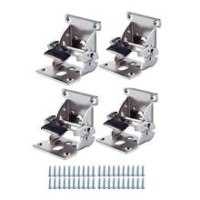 4 Pcs Foldable Bracket-Folding Foot Hinge Bracket, Self-Locking Hinge Hardware with Screw Lock Extension for Table Legs 2024 - buy cheap