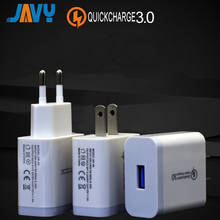JAVY 3.0 quick phone charge For iPhone Samsung Xiaomi Huawei the tablet charger adapter fast usb type c adapter Travel charger 2024 - buy cheap