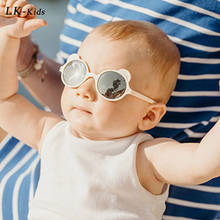 LongKeeper Kids Sunglasses Round Bear Shades Child Sun Glasses Baby Children UV400 Sport Goggle Girls Boys Oculos De Sol 2024 - buy cheap