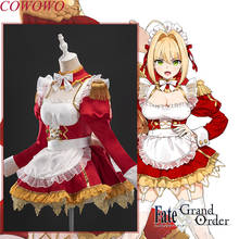 Anime! Fate/Grand Order Nero Maid Dress Lovely Sexy Uniform Cosplay Costume Halloween Suit For Women NEW Free Shipping 2024 - buy cheap