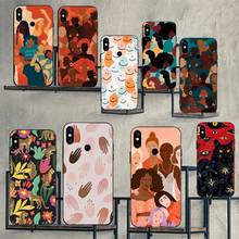 Funda de teléfono con costuras de animales, personaje de arte abstracto para Xiaomi Redmi 7, 9t, 9se, k20, mi8, max3 lite, 9, note 8, 9s, 10 pro 2024 - compra barato