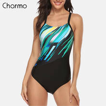 Charmo Women One-piece Sports Swimsuit Sport Swimwear Athlete Bikini Backless Beach Wear Bathing Suits 2024 - buy cheap