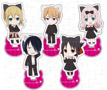 Anime Kaguya-sama: Love Is War Shinomiya Kaguya Acrylic Stand Figure Model Plate Display Desk Decor Cosplay Cat Ear Series Gift 2024 - buy cheap