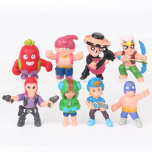 18pcs Brawl Stars Game Action Figure Toys Hero Poco Shelly Nita Colt Jessie Brock Collectiable Block Model Toy For Kids Gifts Buy Cheap In An Online Store With Delivery Price Comparison - nita cosplay brawl stars