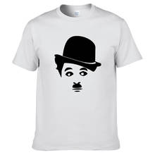 Classic Chaplin Funny Harajuku Print T-shirt Summer Fashion Men Hip hop Short sleeve High quality 100% cotton Street clothing 2024 - buy cheap