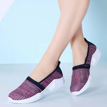 Women Sneakers Mesh Shoes Breathable Women Flat Shoes Moccasins Without Lace Comfortable Tenis Mesh Walking Shoes Women 2024 - buy cheap