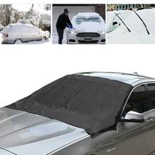 Capa protetora para neve, para-brisa magnético, para-sol, 215x125cm, para-brisa dianteiro 2024 - compre barato