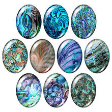 Patterns Gradient colorful colors flowers dots Oval 18x25mm/30x40mm mixed photo glass cabochon demo flat back Jewelry findings 2024 - buy cheap