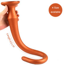 flexible silicone long anal sex toys anal plug butt plug anal dildo anus masturbator prostate massager erotic for women men SM 2024 - buy cheap