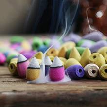 20 Pcs Mixed Floral Bouquet Natural Reflux Tower Incense Deodorant Cones Sandalwood Smoke Backflow Insect Cone Spices 2024 - buy cheap