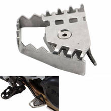 Rear Foot Brake Lever Peg Pad Extension Enlarge Extender Support Pad For BMW F800GS F700GS F650GS R1150GS R1200GS R 1150/1200 GS 2024 - buy cheap