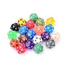 20 side Digital Dice number 1-20 for Rpg Game DICE Colorful D20 Dice Set 2024 - buy cheap