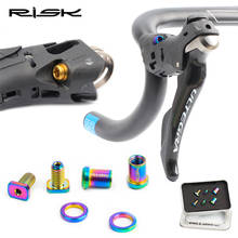 RISK Titanium Alloy Road Shifter Lever Fixing Screw Gearshift Clamp Ring Fixed Bolt Hand Change Head Fixing Nut R8000 FORCE TC4 2024 - buy cheap