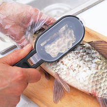 Щетка для рыбной кожи для соскабливания рыболовных весов, щетка-терки для быстрого удаления рыбных ножей, Овощечистка, рыбочистка, скребок, инструменты для морепродуктов 2024 - купить недорого