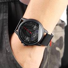 2020 Minimalist Men's Fashion Ultra Thin Watches Simple Men Business Stainless Steel Mesh Belt Quartz Watch Relogio Masculino f1 2024 - buy cheap
