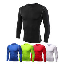 Camiseta esportiva masculina para corrida, camiseta de manga longa para treinamento, corrida, fitness, roupa esportiva de secagem rápida, 2021 2024 - compre barato