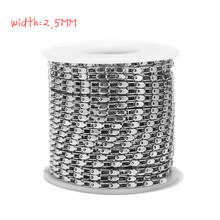 2 Meters Stainless Steel Car Pattern Necklace Making Chain Link Chain For Woman Male Necklace Bracelet Jewelry Making Findings 2024 - buy cheap