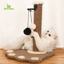 Natural Sisal Cat Scratching Post Pet Scratcher Claw Sharpener Kitty Climbing Shelf Funny Kitten Toys Climbing Frames 2024 - buy cheap