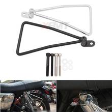 Suporte alforje para motocicleta, suporte para triumph bonnexexil t100 t120 thruxon 1200 scrambler 900 t900 street twin street copo 2024 - compre barato