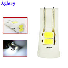 AYJERY Newest 100PCS T10 194 168 5730 6 SMD 6LED 5630 Ceramic Auto Led License Plate Light Car Door Led Reverse Bulbs White 12V 2024 - buy cheap