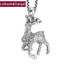 Sika Deer Pure 925 Sterling Silver Fashion Necklace Pendant Fine Jewelry Gifts For Women 2020 Collar Plata De Ley 925 Mujer P34 2024 - buy cheap