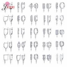 Multiple Models For Choice High Quality DIY Jewelry Component Original Silver Earrings Findings Hand Making Jewelry 925 Sterling 2024 - buy cheap