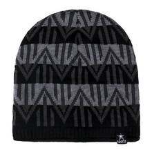 Xeongkvi coreano listra adicionar pelúcia boné de malha outono inverno marca skullies gorros jovens lã fios chapéus 2024 - compre barato