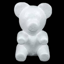 3 size Polystyrene Styrofoam Foam Ball Rose White Bear Crafts For DIY Party Decoration Wedding New Year Valentines Day Gift 2024 - buy cheap