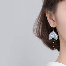 2020 New Trendy Fashion Elegant Pretty Fishtail Shape Metal Dangle Earrings for Women Girl Retro Drop Earrings Jewelry Wholesale 2024 - buy cheap