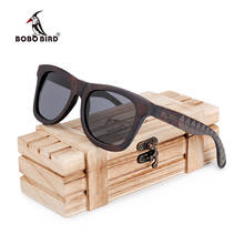 BOBO BIRD-gafas de sol polarizadas de madera para hombre y mujer, lentes de sol polarizadas con protección UV400, caja de regalo 2024 - compra barato