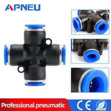 4 Way Cross Shape Equal Pneumatic 8mm 10mm 6mm 4mm 12mm OD Hose Tube Push In 4-Port Air Splitter Gas Connector Quick Fitting 2023 - buy cheap