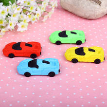 24 pcs Korean creative stationery cartoon car eraser prizes for kids  novelty erasers stationery for school 2024 - buy cheap