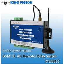 Interruptor GSM 3 RTU5022 G 4G Interruptores Remotos SMS Controlador com Saída de Relé 8 Suporta SMS APP Temporizador e configuração Do Servidor Web 2024 - compre barato