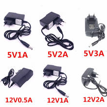 1pcs 100-240V AC to DC Power Adapter Supply Charger adapter 5V 12V 1A 2A 0.5A EU Plug 5.5mm x 2.5mm 2024 - buy cheap