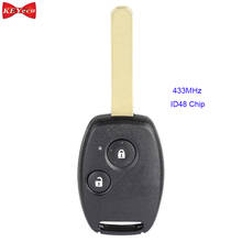 KEYECU for Honda Civic CR-V FR-V H-RV Jazz Stream Remote Control Car Key Fob 433MHz ID48 Chip 2024 - buy cheap