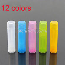 wholesell 50pcs blue pink Lipstick white lip tubes Containers Transparent mixed color Empty LIP BALM Tubes refillable bottles 2024 - buy cheap