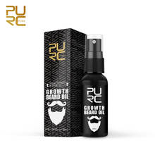 PURC Growth Beard Spray Oil Grow Beard Thicker & More Full Thicken Hair Beard Oil For Men Beard Grooming Treatment Beard Care 2024 - buy cheap