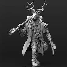 1/24 The Stag Knight, Resin Model figure GK, Science fiction theme, Unassembled and unpainted kit 2024 - buy cheap