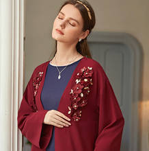 Abaya Kimono Muslim Cardigan Hijab Dress Turkish Islamic Clothing Abayas For Women Caftan Dubai Kaftan Oman Robe Djelaba Femme 2024 - buy cheap