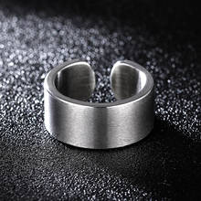 Fashion 6MM/10MM Stainless Steel Smooth Rings for Men Women Wedding Engagement Ring Simple Punk Silver Plated Rings Accessories 2024 - buy cheap