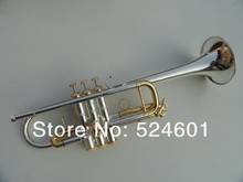 Высокое качество CL180SML-239 C тон труба Посеребренная и золотой цвет Тип латунные инструменты труба с мундштук чехол 2024 - купить недорого
