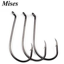 Mises 5/10/20pcs 1/0#~10/0# Natural Color Barbed Fishhook High-carbon Steel Octopus Hooks Ocean Fishing Hook Wobbler 2024 - buy cheap