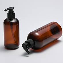 Dispensador de jabón líquido con botella vacía, botella transparente de 500ml, recargable, para champú, atomizadores 2024 - compra barato