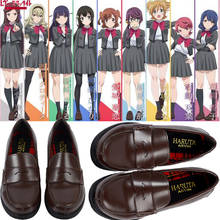 Туфли на плоской подошве в стиле аниме для косплея Jk; Туфли в стиле Лолиты; Кожаные туфли в японском стиле; Милые коричневые туфли для девочек 2024 - купить недорого