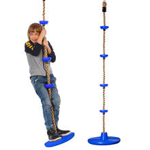 2m Swing for Kids in Playground  4 Steps Climbing Rope Swings Children Outdoor Playing Swinging 2024 - buy cheap