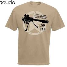 50. Cal Sniper Quote Us Army Style T-Shirt Desert Marks Man New 2019 Fashion 100% Cotton for Man Shirts Christian T Shirt 2024 - buy cheap