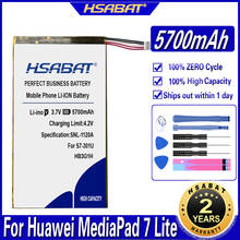 HSABAT 5700mAh HB3G1H HB3G1 Аккумулятор для Huawei MediaPad 7 Lite s7-301u T-Mobile Springboard 301w 302 303(7 дюймов) 701 931 2024 - купить недорого